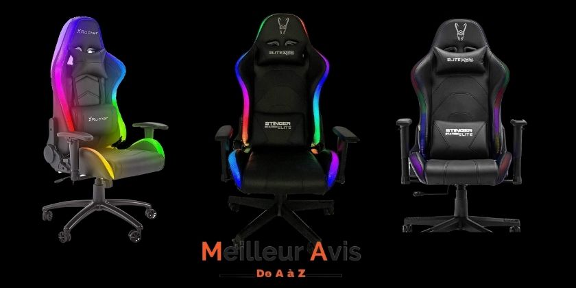comparatif meilleure chaise gamer LED